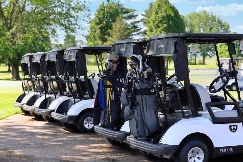 Golf Carts at Battle Ground Golf Club in Indiana
